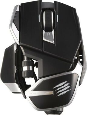MadCatz RAT DWS čierna / Bezdrôtová herná myš / Optická / 16000dpi / 14 tlačidiel / BT 5.0 + RF 2.4 GHz