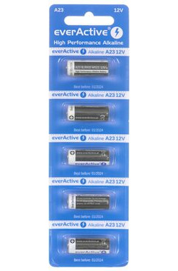 EverActive Alkalické batérie A23 12V 5ks