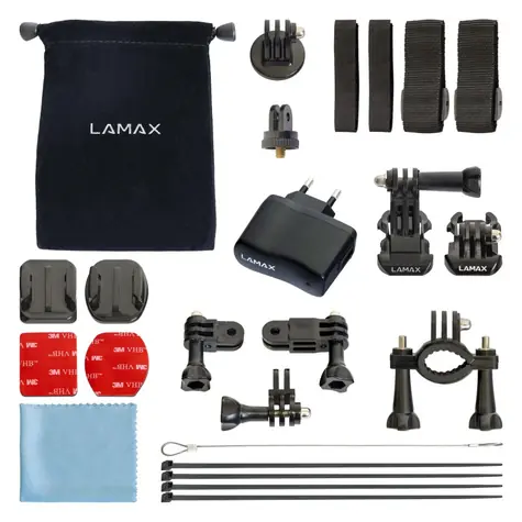 LAMAX Sada príslušenstva pre akčné kamery L - 15 ks / Sada príslušenstva pre akčné kamery L / 15ks