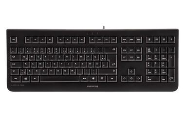 CHERRY JK-0800DE-2 čierna / Kancelárska klávesnica / drôtová / USB / GE layout