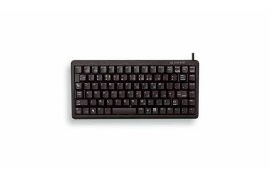 CHERRY G84-4100LCMEU-2 čierna / kompaktná klávesnica / drôtová / USB / US layout