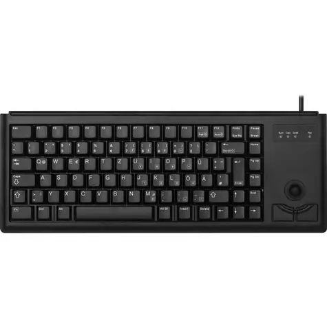 Cherry G84-4400LUBUS-2 čierna / Klávesnica s trackballom / drôtová / USB / US layout 