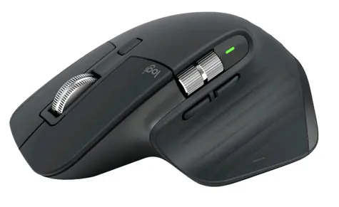 Logitech MX Master 3S Performance čierna / optická bezdrôtová myš / 8000 DPI / 7 tlačidiel / 2 kolieska