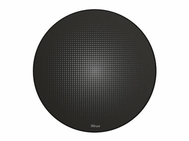 Trust Mika čierna / okrúhla podložka pod stoličku / matná / Priemer 117 cm / Hrúbka 4mm