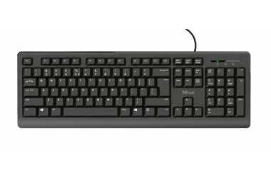 Trust Primo (CZ) čierna / drôtová klávesnica / CZ&amp;SK layout / USB-A