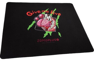 ZOMOPLUS Give Me Five čierna / herná podložka pod myš / 500 x 420 x 3mm