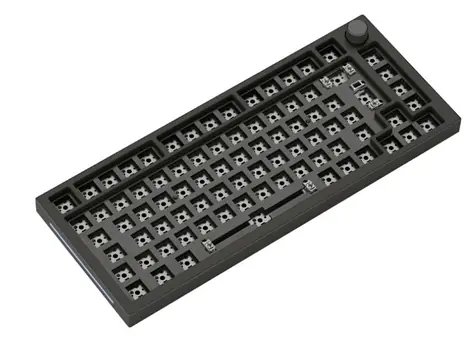Glorious GMMK Pre Black Slate barebone ISO čierna / herné 75% TKL kláves. / bez spínačov / USB-C / ISO layout / RGB / 1.8m