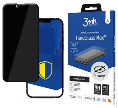 3mk HardGlass MAX Privacy Tvrdené sklo pre Apple iPhone 13 &amp; iPhone 13 Pre čierna