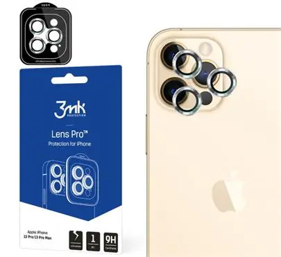 3mk Lens Pro Tvrdené sklo ochrana kamery pre Apple iPhone 12 Pro Max