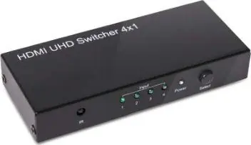 CLUB3D CSV-1370 HDMI switchbox čierna / 4x HDMI / 4K 60Hz