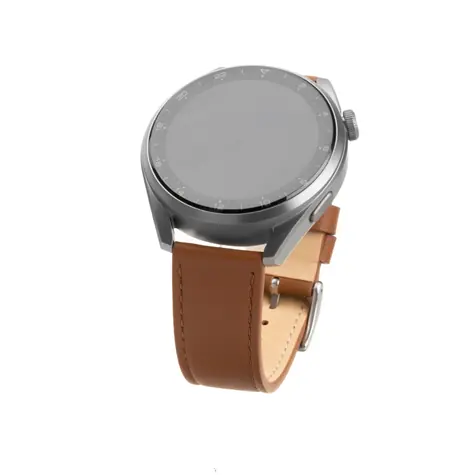 FIXED Leather Strap Kožený remienok so šírkou 20mm pre smartwatch hnedá