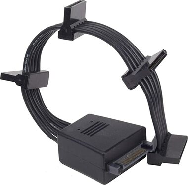 SilverStone SST-CP06-E4 / Kábel na pripojenie 4 SATA zariadenia