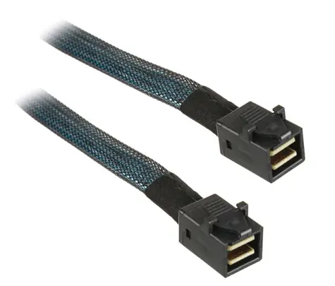 SilverStone SST-CPS04 kábel SAS mini 36-pin 50cm čierna / 36-pin SFF-8643