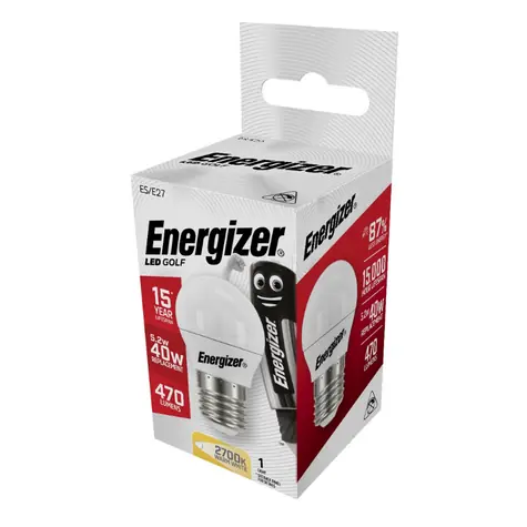 Energizer S8839 LED mini globe žiarovka 5.9W / pätica E27 / 2700K / 470lm / 15000h