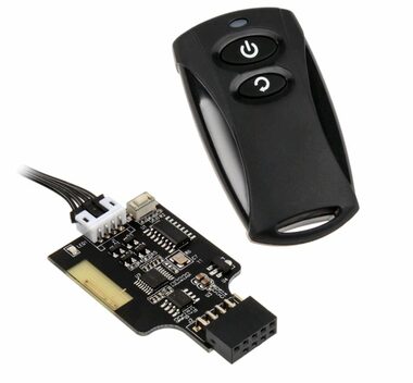 Silverstone ES02-USB diaľkové ovládanie pre zapnutie a vypnutie PC / 20 metrov vzdialenosť / 2.4 GHz