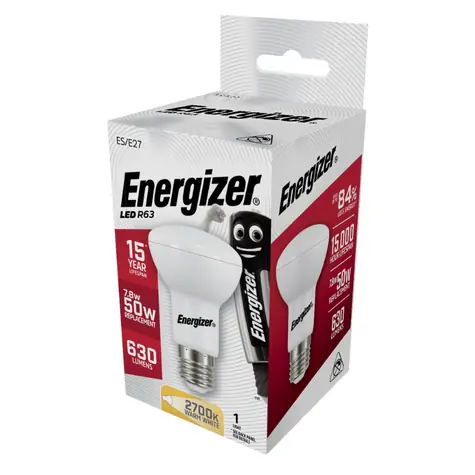 Energizer S9015 LED reflektorová žiarovka 9.5W / pätica E27 / 2700K / 600lm / 15000h 