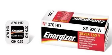 Energizer EH016 Hodinková batéria 371/370 / 1ks 