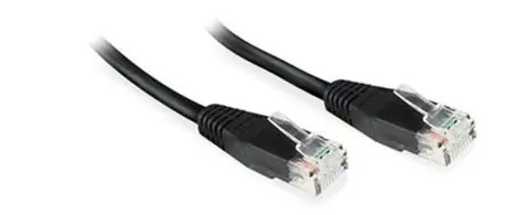 MicroConnect CAT6 U/UTP 0.25m čierna / PVC