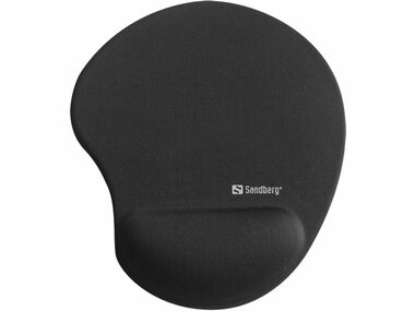 Sandberg Gél Mousepad Wrist Rest BULK čierna / ergonomická podložka s opierkou zápästia 