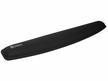 Sandberg Memory Foam Wrist Rest 48cm čierna / Opierka zápästia z pamäťovej peny ku klávesnici