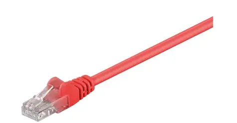 MicroConnect CAT5e U/UTP 3M CCA červená / PVC
