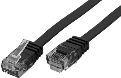 MicroConnect CAT6 U/UTP 0.5m CCA čierna / PVC / AWG 26/7 / CCA