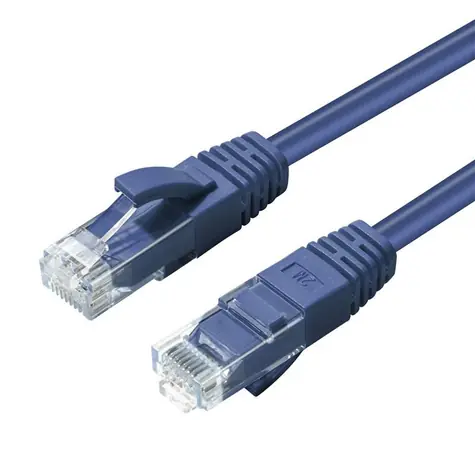 MicroConnect CAT6 U/UTP 0.3m modrá / LSZH