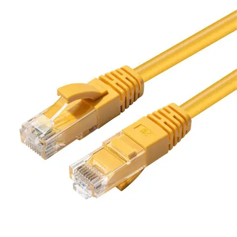 MicroConnect CAT6 U/UTP 0.5m žltá / LSZH