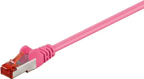 MicroConnect CAT6 F/UTP 2m ružová / PVC