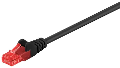 MicroConnect CAT6 U/UTP 2m CCA čierna / PVC