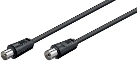 MicroConnect koaxiálny kábel MF 75 Ohm 1.5m čierna