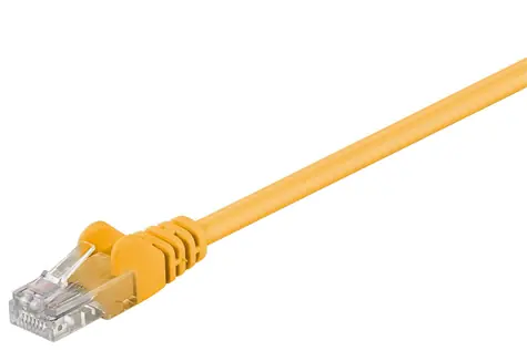 MicroConnect CAT5e U/UTP 3M žltá / PVC
