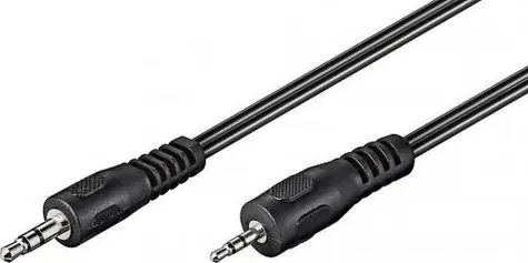 MicroConnect Audio kábel stereo mini jack 3.5mm (M) - 2.5mm mini jack (M) 2m čierna