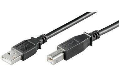 MicroConnect kábel USB2.0 A (M) - USB2.0 B (M) 3M čierna / 480Mbit/s