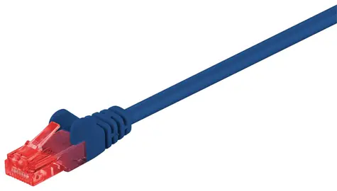 MicroConnect CAT6 U/UTP 3M CCA modrá / PVC