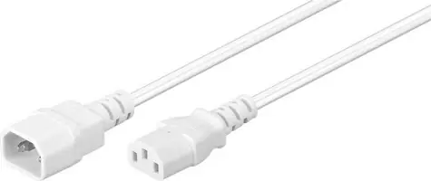MicroConnect Power Cord C14 - C13 0.5m biela