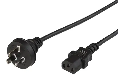 MicroConnect Power Cord Austrália typ I - C13 1.8m čierna / austrálska koncovka