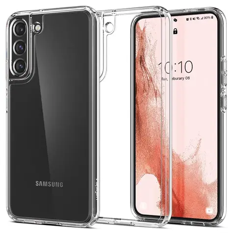 Spigen Ultra Hybrid ochranný kryt pre Samsung Galaxy S22 číra