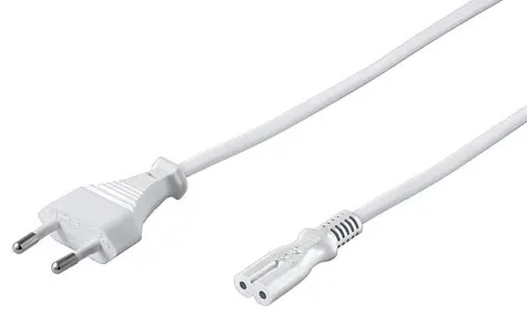 MicroConnect Power Cord EU C - C7 3M biela
