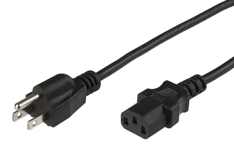 MicroConnect Power Cord US Typ B - C13 1.8m čierna / Americká koncovka