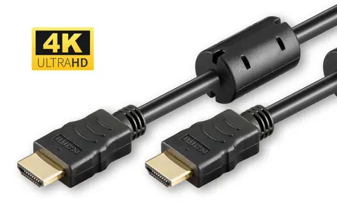 MicroConnect Prepojovací kábel HDMI 1.4 (M) - HDMI 1.4 (M) 1m čierna / Feritové jadrá