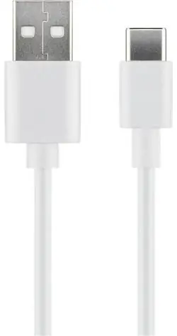 MicroConnect kábel USB C (M) - USB2.0 A (M) 2m biela / 480Mbit/s