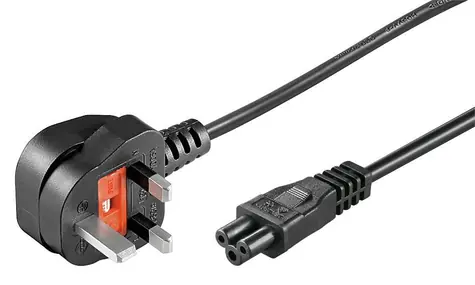 MicroConnect Power Cord UK Typ G - C5 2m čierna / Anglická koncovka