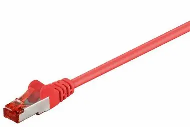 MicroConnect CAT6 S/FTP 3M červená / LSZH