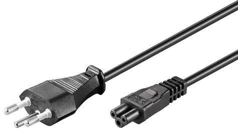 MicroConnect Power Cord Swiss Typ J - C5 5m čierna / Švajčiarska koncovka