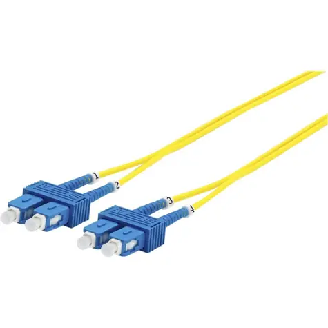 MicroConnect Optical Fibre Cable SC/SC Singlemode duplex OS2 3M žltá
