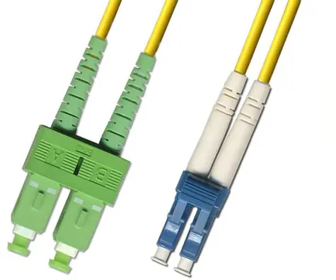 MicroConnect Optical Fibre Cable SC/LC Singlemode duplex OS2 3M žltá