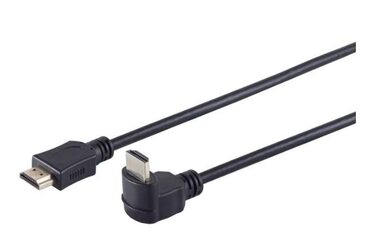 MicroConnect Prepojovací kábel HDMI 1.4 (M) - HDMI 1.4 (M) 270 ° uhol 2m čierna