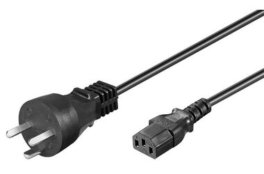 MicroConnect Power Cord DK EDB - C13 3M čierna / dánska koncovka