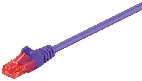 MicroConnect CAT6 U/UTP 20m fialová / PVC